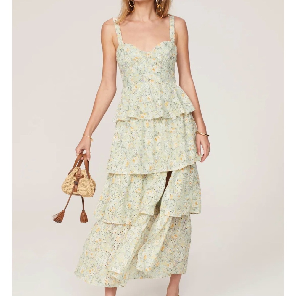 Midsummer Floral Tiered Maxi Dress